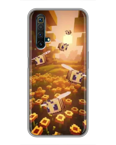 Чехол для Realme X50 с картинкой «Поле подсолнухов»