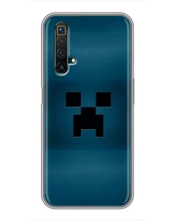 Чехол для Realme X50 с картинкой «Крипер текстура»