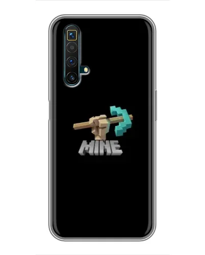 Чехол для Realme X50 с картинкой «Алмазная кирка»