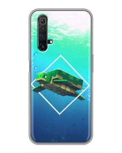 Чехол для Realme X50 с картинкой «Черепаха Minecraft»