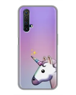 Чохол для Realme X50 з картинкою «Єдиноріг градієнт»