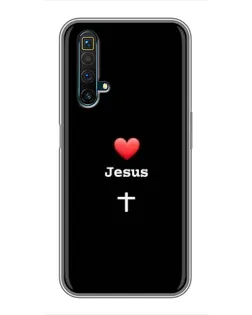 Чохол для Realme X50 з картинкою «Серце - Jesus» Чохол для Realme X50 з картинкою «Серце - Jesus»