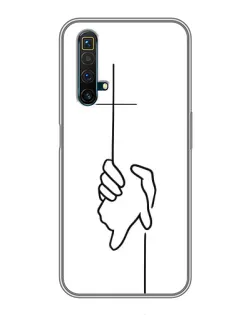 Чохол для Realme X50 з картинкою «Рука тримає» Чохол для Realme X50 з картинкою «Рука тримає»