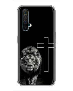 Чохол для Realme X50 з картинкою «Лев та Хрест» Чохол для Realme X50 з картинкою «Лев та Хрест»