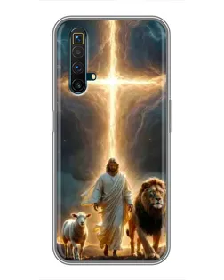 Чохол для Realme X50 з картинкою «Лев Юди та Світло» Чохол для Realme X50 з картинкою «Лев Юди та Світло»