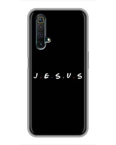 Чехол для Realme X50 с картинкой «Точки веры J.E.S.U.S.»