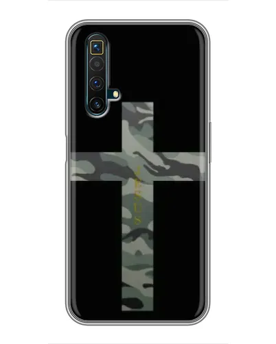 Чехол для Realme X50 с картинкой «Милитари Крест»