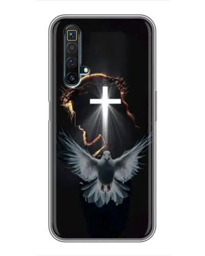 Чехол для Realme X50 с картинкой «Голубь и Свет»