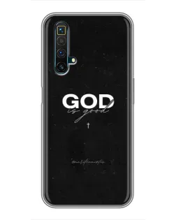 Чехол для Realme X50 с картинкой «GOD — Бог над всем»