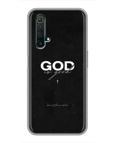 Чехол для Realme X50 с картинкой «GOD — Бог над всем»