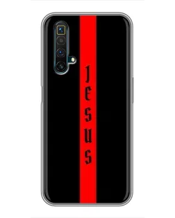 Чехол для Realme X50 с картинкой «Красная линия веры»