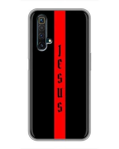 Чехол для Realme X50 с картинкой «Красная линия веры»