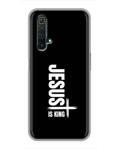 Чехол для Realme X50 с картинкой «Вертикаль веры Jesus»