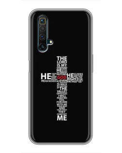 Чохол для Realme X50 з картинкою «Текстовий хрест»