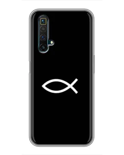 Чохол для Realme X50 з картинкою «Символ риби Jesus»