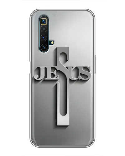 Чохол для Realme X50 з картинкою «Металевий хрест Jesus» Чохол для Realme X50 з картинкою «Металевий хрест Jesus»