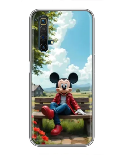 Чохол для Realme X50 з картинкою «Міккі на лавці» Чохол для Realme X50 з картинкою «Міккі на лавці»
