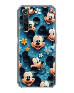 Чохол для Realme X50 з картинкою «Паттерн Міккі та Мінні»