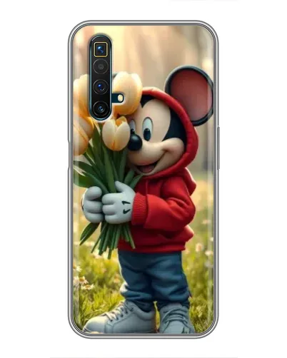 Чохол для Realme X50 з картинкою «Міккі з тюльпанами» Чохол для Realme X50 з картинкою «Міккі з тюльпанами»