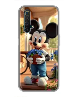 Чохол для Realme X50 з картинкою «Міккі садівник»