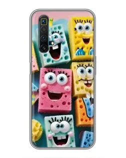 Чохол для Realme X50 з картинкою «Кольорові губки»