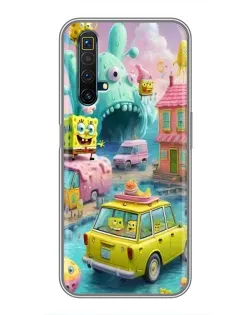 Чохол для Realme X50 з картинкою «Монстр-трак пригоди»