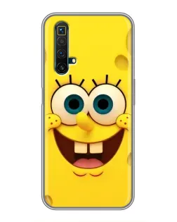 Чохол для Realme X50 з картинкою «Губка Боб посмішка»