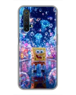 Чохол для Realme X50 з картинкою «Неоновий океан»