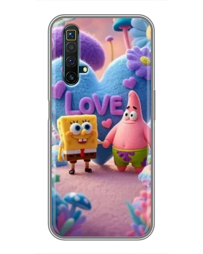 Чехол для Realme X50 с картинкой «Губка Боб Патрик»