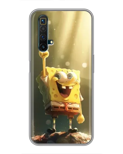 Чохол для Realme X50 з картинкою «Сяючий Спанч Боб»