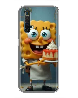 Чохол для Realme X50 з картинкою «Кухар Спанч Боб»
