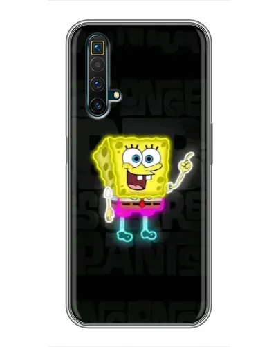 Чохол для Realme X50 з картинкою «Неоновий Губка Боб»