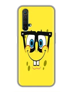 Чехол для Realme X50 с картинкой «Минималистичный Спанч Боб» Чехол для Realme X50 с картинкой «Минималистичный Спанч Боб»