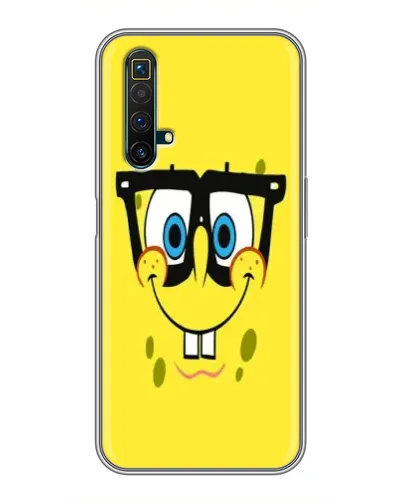 Чехол для Realme X50 с картинкой «Минималистичный Спанч Боб» Чехол для Realme X50 с картинкой «Минималистичный Спанч Боб»
