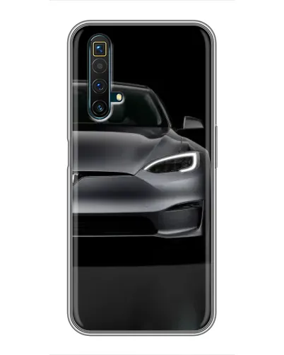 Чехол для Realme X50 с картинкой «Tesla Model S Look»
