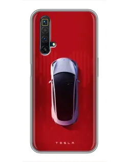 Чохол для Realme X50 з картинкою «Tesla Top View» Чохол для Realme X50 з картинкою «Tesla Top View»