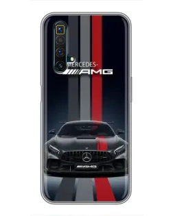 Чохол для Realme X50 з картинкою «Mercedes — білий карбон» Чохол для Realme X50 з картинкою «Mercedes — білий карбон»