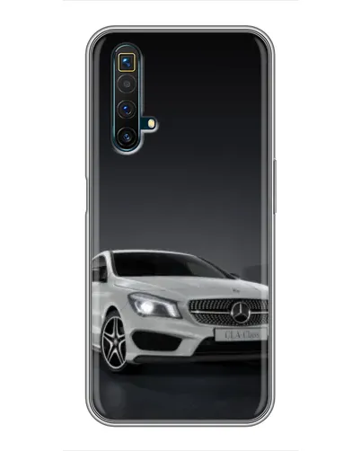 Чехол для Realme X50 с картинкой «Mercedes AMG GT Silver»