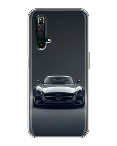 Чохол для Realme X50 з картинкою «Mercedes на чорному»
