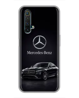 Чехол для Realme X50 с картинкой «Mercedes — решетка радиатора»
