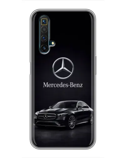 Чехол для Realme X50 с картинкой «Mercedes — решетка радиатора»