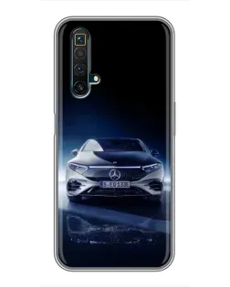 Чехол для Realme X50 с картинкой «Ночной Mercedes EQ»