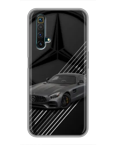 Чехол для Realme X50 с картинкой «Mercedes AMG — графика»