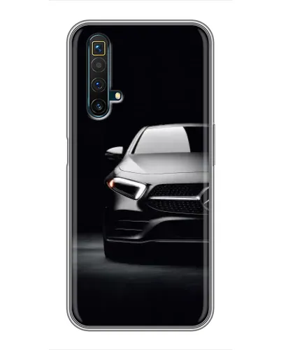 Чехол для Realme X50 с картинкой «Свет фар Mercedes»