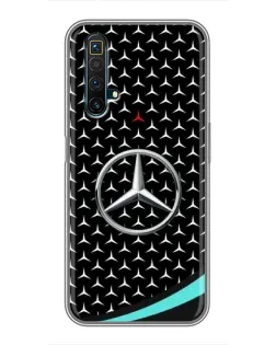 Чехол для Realme X50 с картинкой «Mercedes — бирюзовый акцент»