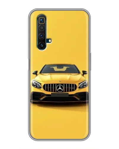 Чехол для Realme X50 с картинкой «Желтый Mercedes GT»