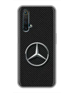 Чехол для Realme X50 с картинкой «Карбоновый Mercedes стиль»