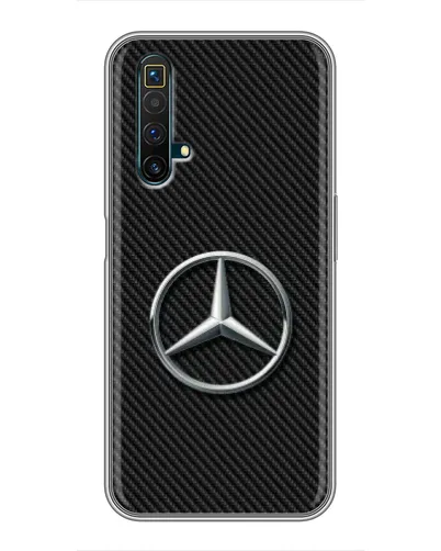 Чехол для Realme X50 с картинкой «Карбоновый Mercedes стиль»