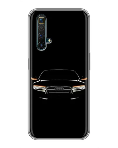Чехол для Realme X50 с картинкой «Audi — ночной контур»