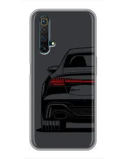 Чехол для Realme X50 с картинкой «Задняя часть Audi — арт»